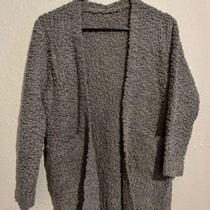 luvamia Girl's Casual Open Front Long Cardigan Sweaters with Pockets 4-13 Years